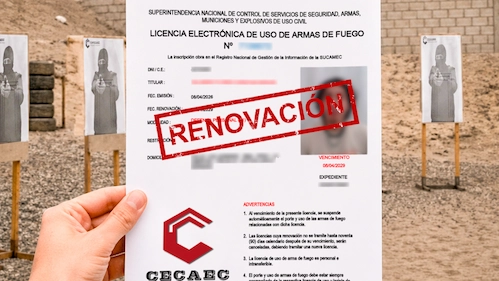 ASESORÍA EN LA RENOVACIÓN DE LICENCIA DE ARMA DE FUEGO - imagen 1